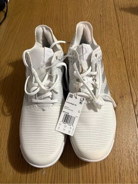 adidas White Athletic Lace-Up Sneakers